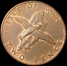 Isle man pence for sale  LITTLEHAMPTON
