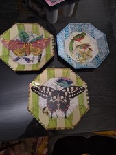 Piatti svuotatasche decoupage usato  Roma