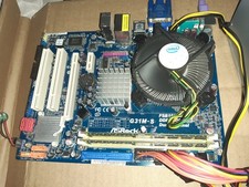 ASRock G31M-S, LGA 775 com CPU Celeron @1.8 GHz, 1 GB de RAM, placa de E/S Cooler, usado comprar usado  Enviando para Brazil