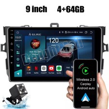 Rádio estéreo automotivo 4+64GB Android 13 Carplay para Toyota Corolla 2009-2013 GPS navegação comprar usado  Enviando para Brazil