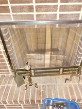 Vtg brass fireplace for sale  Selma
