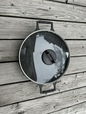 Wok gusseisen deckel gebraucht kaufen  Münster