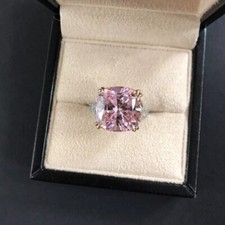 4ct cushion cut for sale  FELTHAM