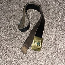 Vintage leather belt for sale  RUGBY