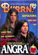 Burrn! Magazine Issue #4 April 1996 Angra Cover Heavy Metal Japan comprar usado  Enviando para Brazil