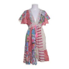 Positano by Jean Poap, Sukienka, Rozmiar: ONE SIZE, Różowy/Wielokolorowy #RZn, używany na sprzedaż  PL