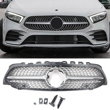 Grelha frontal para Mercedes W177 A Class A200 A220 A250 2019-2022 prata comprar usado  Enviando para Brazil
