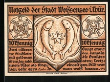 Notgeld weissensee 1921 gebraucht kaufen  Berlin