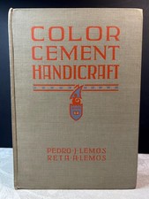 Usado, 1924 Color Cement Handicraft Pedro and Reta Lemos Tile Sculpture craft DIY comprar usado  Enviando para Brazil