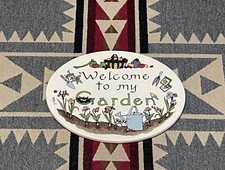 Welcome garden ceramic for sale  Delray Beach
