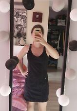 Robe salopette noire d'occasion  Bas-en-Basset