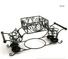Guardanapos pretos Sam's Club 2 peças ferro forjado buffet caddy 24x9x11" comprar usado  Enviando para Brazil