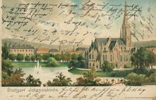 Ansichtskarte stuttgart johann gebraucht kaufen  Eggenstein-Leopoldshafen