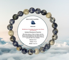 Blue spot jasper for sale  PETERBOROUGH