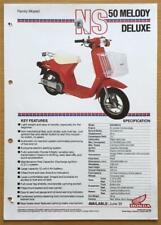 Honda ns50 melody for sale  LEICESTER