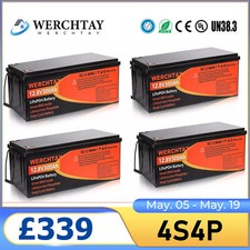 12v 300ah lithium for sale  UK