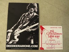 Passe de bastidores Dee Dee Ramone The Exhibition NYC 2015 comprar usado  Enviando para Brazil