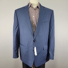 Casaco esportivo masculino Michael Kors blazer dois botões azul pele de tubarão mistura de lã 48L comprar usado  Enviando para Brazil