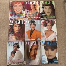 Vogue magazine 1980s for sale  BURY ST. EDMUNDS