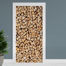 Türfolie holzstapel 90x200cm gebraucht kaufen  Schweinfurt