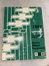 Manual de serviço de reparo Chevrolet Chevy Chevette 1987, usado comprar usado  Enviando para Brazil