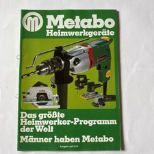 Metabo heimwerkgeräte katalog gebraucht kaufen  Dörverden