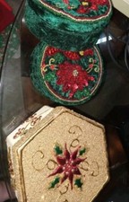Vintage christmas round for sale  Saint Petersburg
