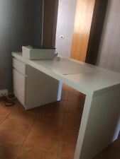 Scrivania bianca lucida usato  Roma