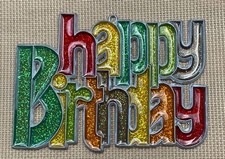 Happy birthday suncatcher for sale  Rochester