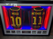 Signed messi neymar for sale  HYDE