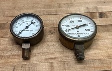 Vintage brass pressure for sale  Hudson