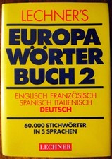 Lechner europawörterbuch engl gebraucht kaufen  Neumünster