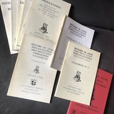 Lot catalogues librairie d'occasion  Anglet