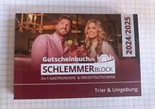 Schlemmerblock gutscheinbuch t gebraucht kaufen  Ettlingen