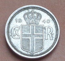 Iceland. aurar 1940. for sale  WITNEY