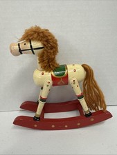 Cavalo de balanço vintage esculpido/pintado à mão madeira maciça 7" comprar usado Cavalo de balanço vintage esculpido/pintado à mão madeira maciça 7" comprar usado  Enviando para Brazil