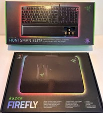 Teclado para jogos Razer Huntsman Elite + pacote Firefly MOUSE PAD computador com fio! comprar usado  Enviando para Brazil