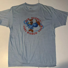 Camiseta Air Supply World Tour 1981 Concerto Cinza Tamanho Completo P-5XL SS544 comprar usado  Enviando para Brazil
