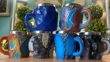 Canecas de café/chá de resina cristal mineral multicoloridas (conjunto de 6) comprar usado  Enviando para Brazil