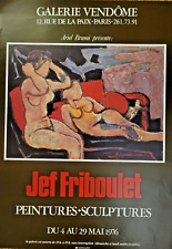 Jef friboulet affiche d'occasion  Vanves