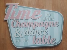 Retro schild dekoration gebraucht kaufen  Bonn