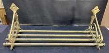 Usado, Prateleira de parede vintage de latão para bagagem de trem 19,5" comprar usado  Enviando para Brazil