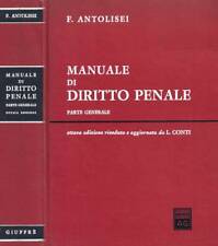 Manuale diritto penale. usato  Italia