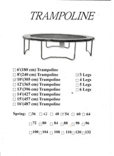 Trampolin 305 gebraucht kaufen Trampolin 305 gebraucht kaufen  Halle