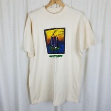 Vintage Greenpeace Rainbow Warriors Camiseta Masculina Gg Anos 80 salvar as Baleias orgânico comprar usado  Enviando para Brazil