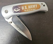 Army lockback serrated for sale  Rossville