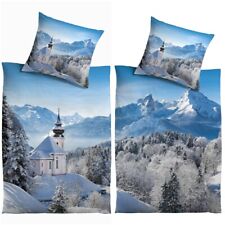 Partnerbettwäsche berg winter gebraucht kaufen  Asbach