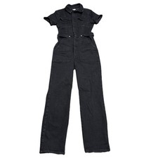Macacão jeans Good American Fit for Success feminino 2 jeans preto comprar usado  Enviando para Brazil