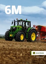 2025 MY John Deere 6M 11 / 2024 Broszura ciągnika Katalog na sprzedaż  PL