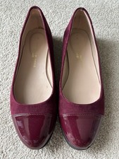 burgundy pumps for sale  NORTHWICH